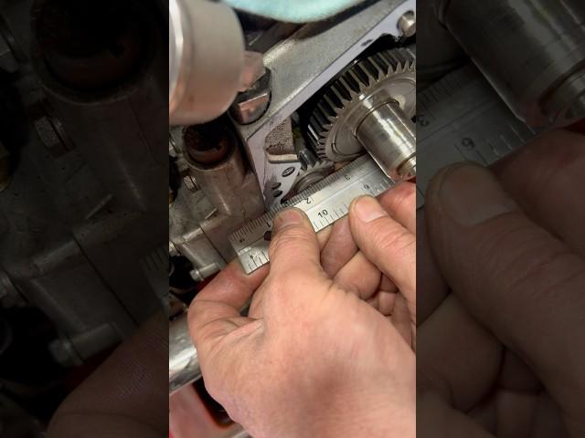 Shovelhead breather gear spacing. #harleydavidson #motorcycle #shovelhead #choppers #vintageharley