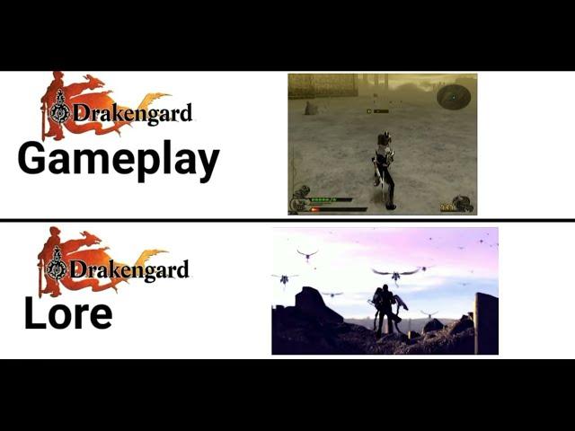 DRAKENGARD Gameplay vs Lore meme