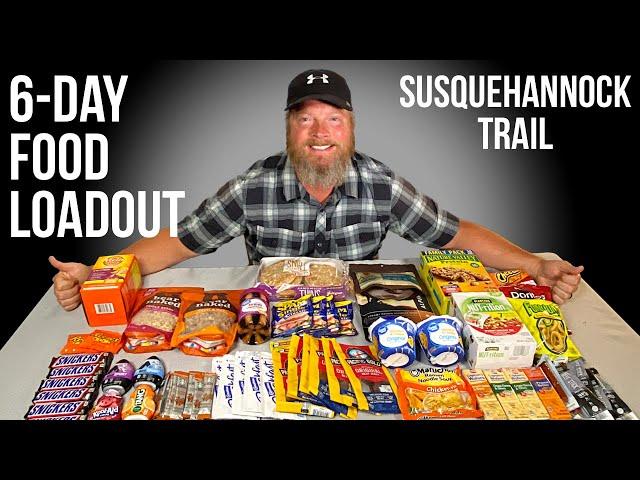 Susquehanna Trail System Backpacking Food for 6 Days - 84 Miles Backpacking Food List 2020