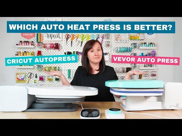 Cricut AutoPress vs. Vevor Auto Heat Press | Which Heat Press is Best for Cricut and Sublimation?