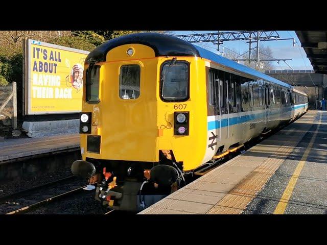 LSL Class 47 47712 'Lady Diana Spencer' Propels DBSO & ScotRail Push-Pull Set + Tones @ Croy 25/2/23