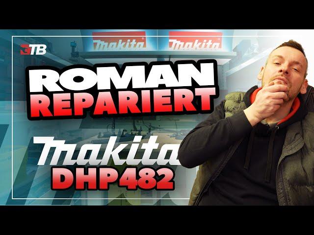  MAKITA DHP 482 Akkuschrauber mit DEFEKTEM MOTOR! Roman tauscht Anker, Magnet und Kohlebürste