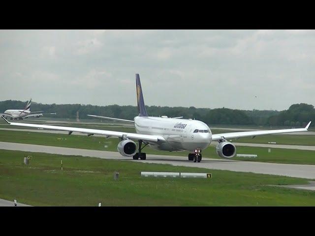 Lufthansa Airbus A-330 Flight LH410 from Munich / München to New York JFK D-AIKE