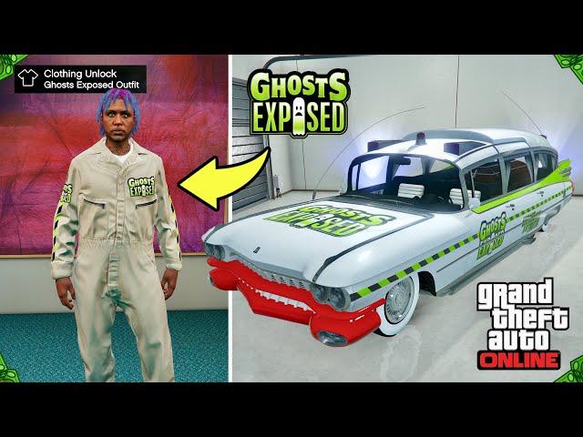 NEW GTA 5 ONLINE GHOSTS EXPOSED GHOST HUNT LOCATIONS GUIDE! (UNLOCK GHOSTS EXPOSED OUTFIT & LIVERY)