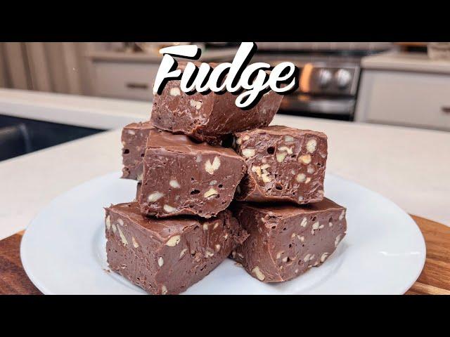 EASIEST fudge recipe | Fudge recipe with condense milk | The easiest homemade Fudge | Fudge recipe