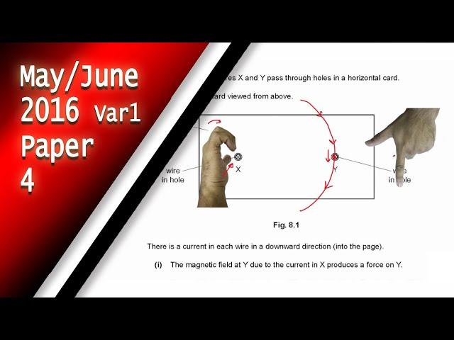 IGCSE Physics May June 2016 Paper 4 Variant 1