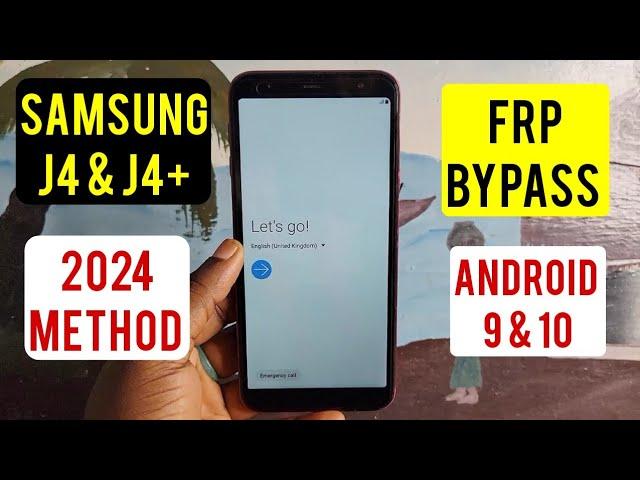 Samsung J4, J4+ (J415, J400) Frp Bypass Android 9, 10 | Samsung J4+ Google Account Lock Remove 2024