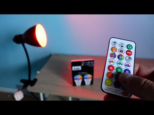 RGB Light bulbs with Remote to change the Color - iLC LED Light Bulb 85W