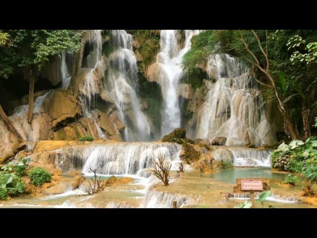 Phanat Travels to Laos - Luang Prabang Kuang Si Waterfalls