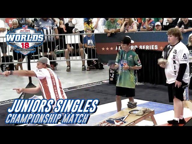 Austin Cameron vs Isaac Hurt - Juniors Singles Championship Match