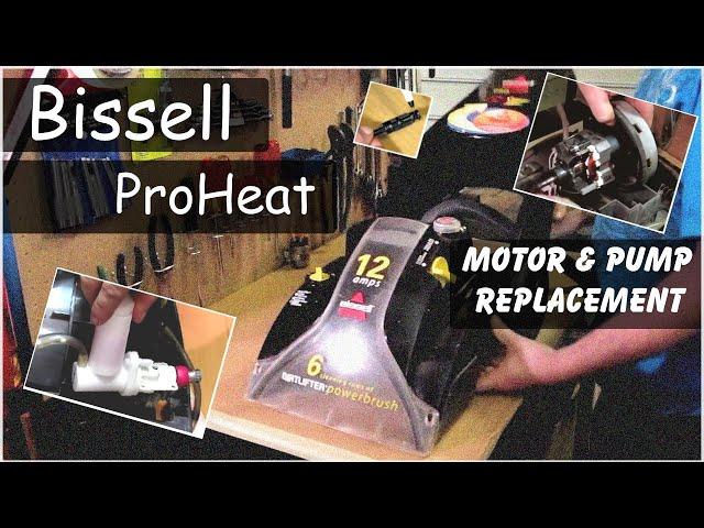 Replacing Motor & Pump On A Bissell ProHeat Carpet Cleaner Model 7901