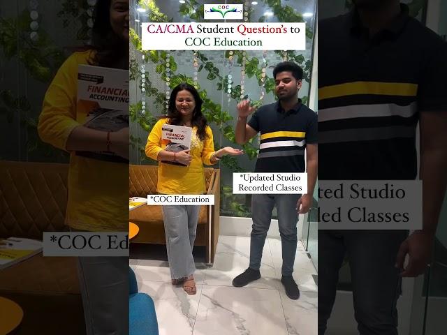 CA & CMA Classes | Best Classes | COC education | #caclassesonline