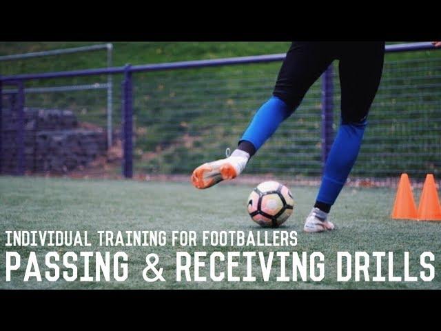 Three Essential Passing and Receiving Drills | Individual Training Drills For Footballers