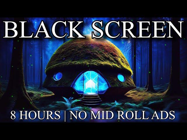 Futuristic Ambient Music, Ethereal Meditative Sleep Music, Black Screen Mystical Soundscape No Ads