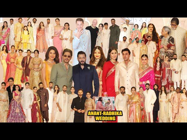 Anant-Radhika WEDDING | SRK, Salman, Aishwarya, Alia, Katrina, John Cena, BIG B, Rajinikant, Dhoni