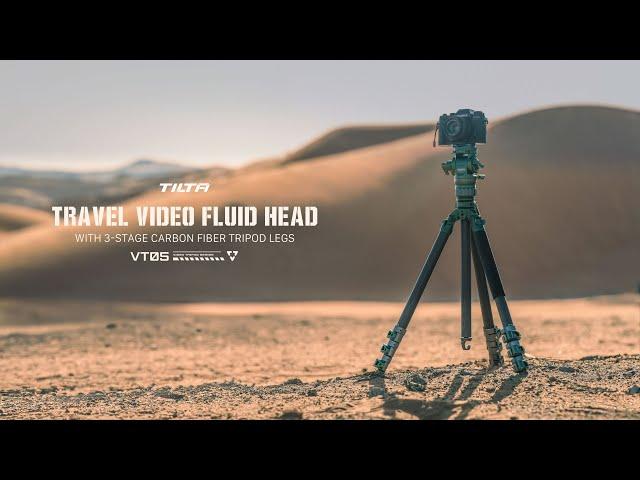 Tilta VT05 Travel Video Fluid Head 3-Stage Carbon Fiber Tripod