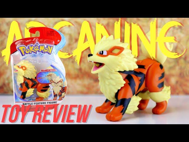 ARCANINE! Wicked Cool Toys Battle Feature | Jazwares Figure Review & Unboxing!