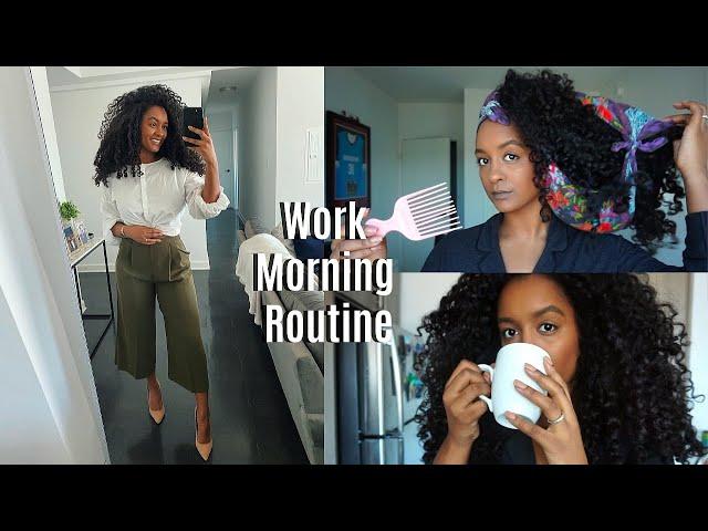 WORK MORNING ROUTINE (financial analyst)