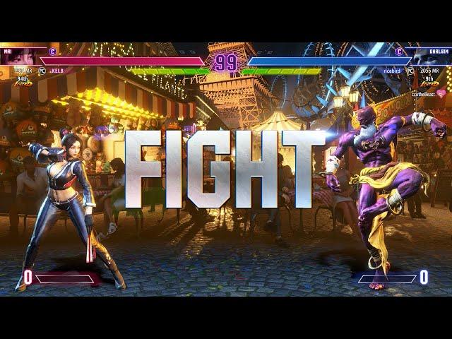 SF6  TORIMESHI (#1 Ranked Dhalsim)  Vs KEI.B (#4 Ranked Mai)  SF6 High Level Matches!