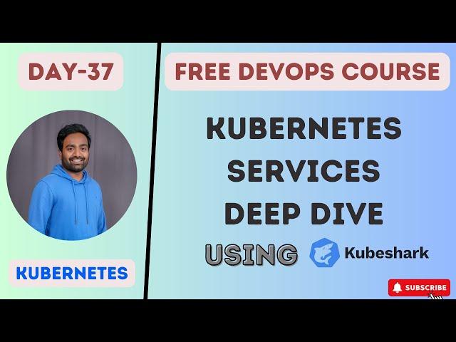 DAY-37 | KUBERNETES SERVICES DEEP DIVE| LIVE DEMO | LEARN TRAFFIC FLOW USING KUBESHARK | #kubernetes