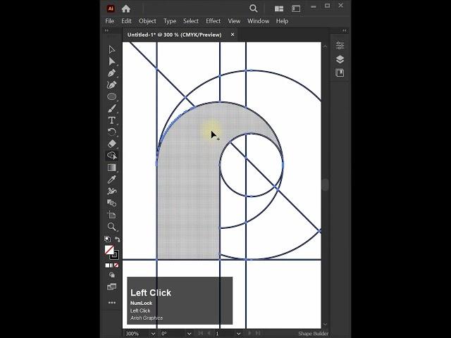 Modern R Letter Logo Design in Illustrator | Adobe Illustrator 1 Min Video