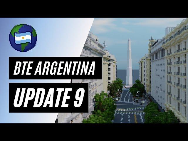 Construyendo Argentina en Minecraft Parte 9 - Showcase BTE Argentina