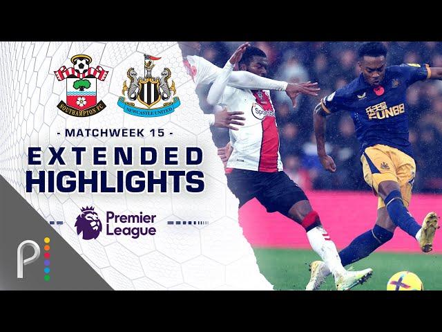 Southampton v. Newcastle United | PREMIER LEAGUE HIGHLIGHTS | 11/6/2022 | NBC Sports