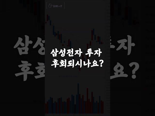 삼성전자 투자 후회 되시는분 (최근 7년차트 한번 보시죠)