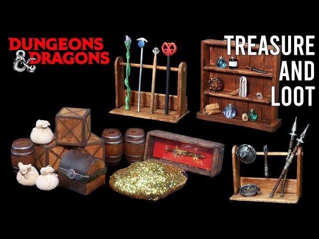 Treasure and Loot!  DIY Crafting Essentials for #dungeonsanddragons