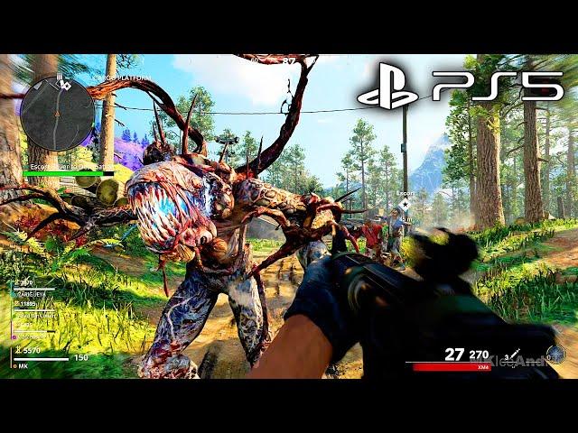 CALL OF DUTY COLD WAR Zombies Outbreak Gameplay Walkthrough PS5 - No Commentary