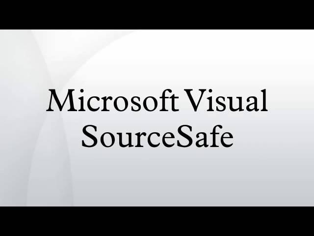 Microsoft Visual SourceSafe