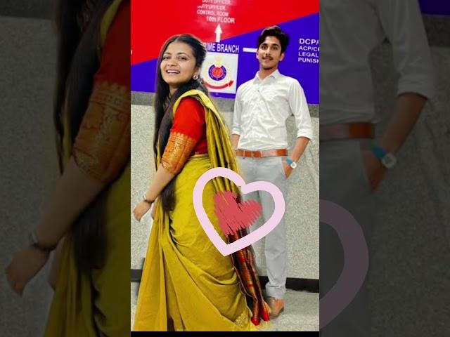 IAS Divya Tanwar with Pratham ChaudharyUPSC TopperIAS officer #civilserviceexam #upsc #ias