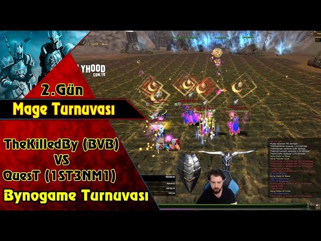 TheKilledBy  (BVB) VS QuesT  (1ST3NM1)   2. Gün Mage Turnuvası | Knight Online | Upgrade | PK