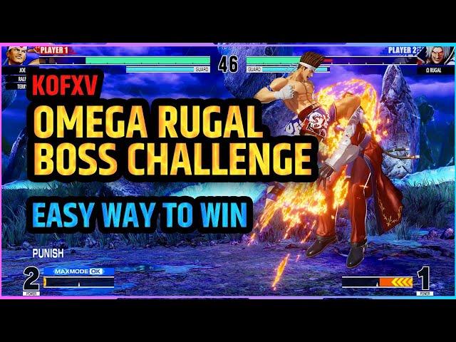 KOFXV  |  Easy way to beat Omega Rugal Boss Challenge [4K60]