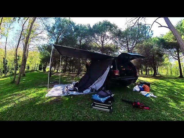 Gipsy Yan Tente ve Yan Tente Alt Oda Kurulumu - Solo Kamp - Solo Camping