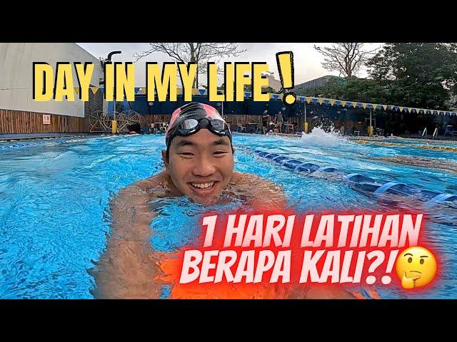 A Day in My Life of A Swimmer! TIMBOI SEHARI LATIHAN BERAPA KALI YA ?! 