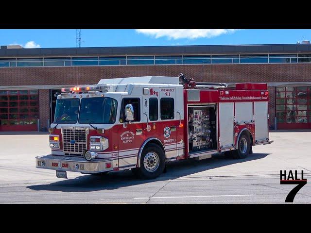 Barrie Fire & Emergency Services - Rescue 1 & Simcoe County Paramedics Responding