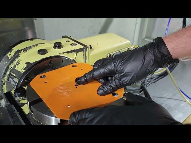 Drilling holes into my 5th Axis platter!? 1st in a long series of beginner 5th axis videos.