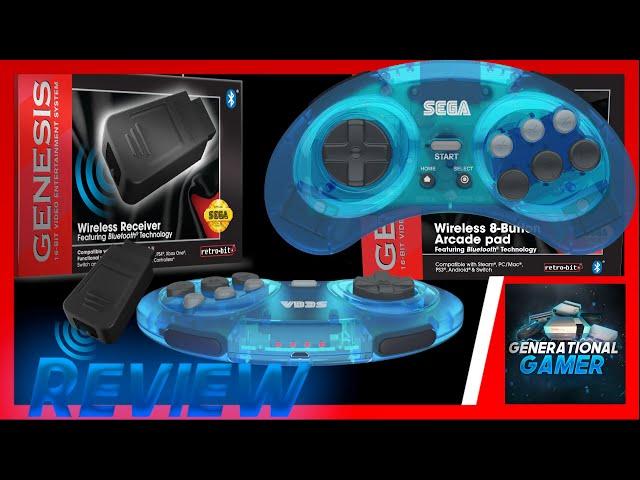 Retrobit Bluetooth Sega Genesis Controller and Receiver - Reviewed