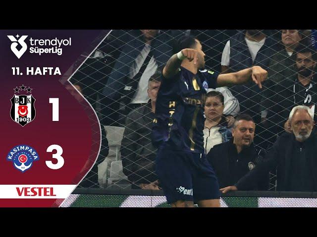 Vestel | Beşiktaş (1-3) Kasımpaşa - Highlights/Özet | Trendyol Süper Lig - 2024/25