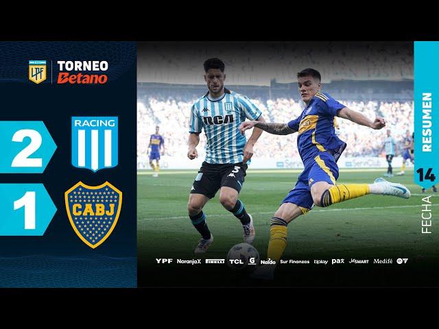 RACING 2 - 1 BOCA I Resumen del partido | #TorneoBetano 2024