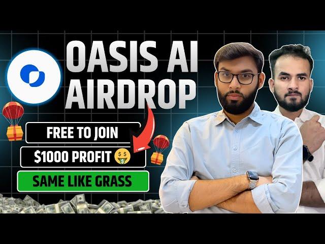 Oasis AI Airdrop 🪂 | Free Testnet Airdrop