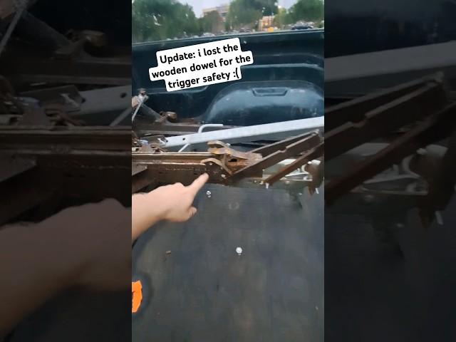 StrayHydraBlade lost the crossbow safety impliment #homemade #crossbow
