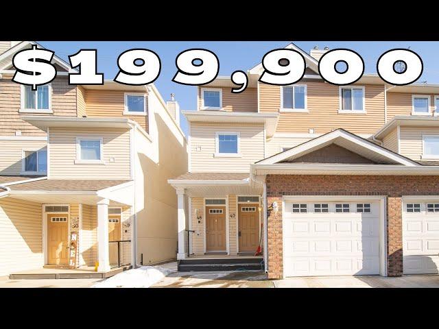 JUST $199,900 TOWNHOME FOR SALE SOUTH EDMONTON | EDMONTON REAL ESTATE 2023