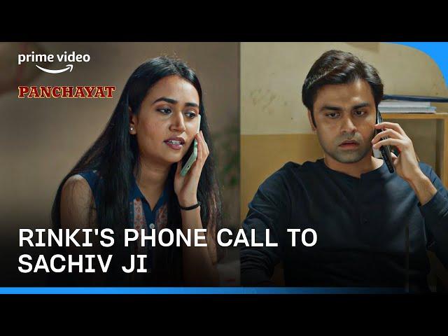 'Sab Theek Hain Na' | Rinki's Phone Call To Sachiv Ji | Panchayat | Prime Video India