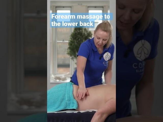 Massage to Lower Back - #massage