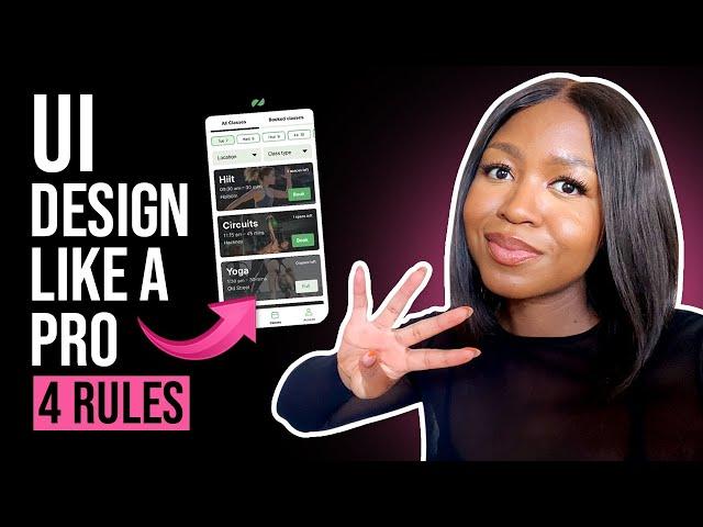 Better UI design skills | 4 rules (Improve quickly)