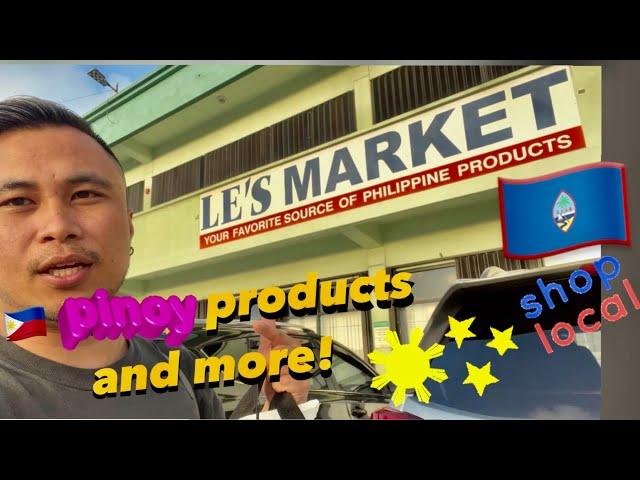  PINOY Goods here at LE'S MARKET! | Virtual 4K Tour Guam 