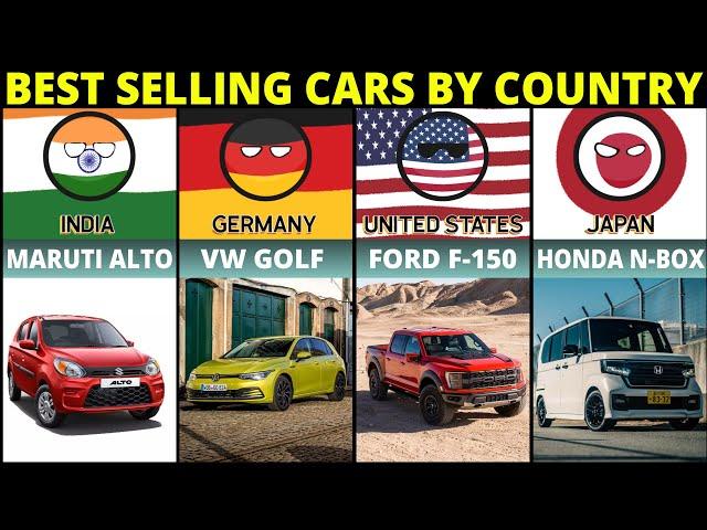 Best Selling Cars by Country | Countryballs