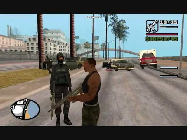 GTA SA Air Strike